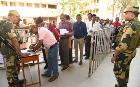 रिहर्सल कर मतगणना के संबंध में दी गई जानकारी, मतगणना स्थल पर होगी सुरक्षा व्यवस्था