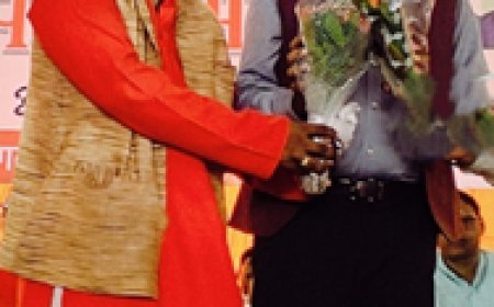 ओपी चौधरी छत्तीसगढ़ के कैबिनेट मंत्री  बनने पर बीजेपी कार्यकर्ताओं दी शुभकामनाएं