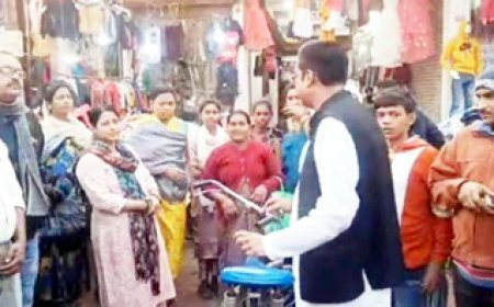 विधायक रिकेश सेन ने वैशाली नगर के 62 हजार पट्टे लौटाने दिए निर्देश....