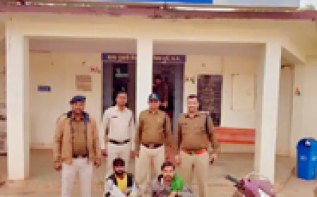 74 पाव शराब जब्त.....शराब का अवैध परिवहन करते दो आरोपी गिरफ्तार...