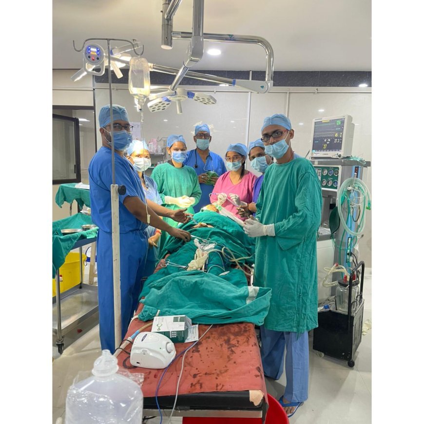 जिला अस्पताल में पहली बार टी.एम.जे. एनकाइलोसिस की हुई सफल सर्जरी