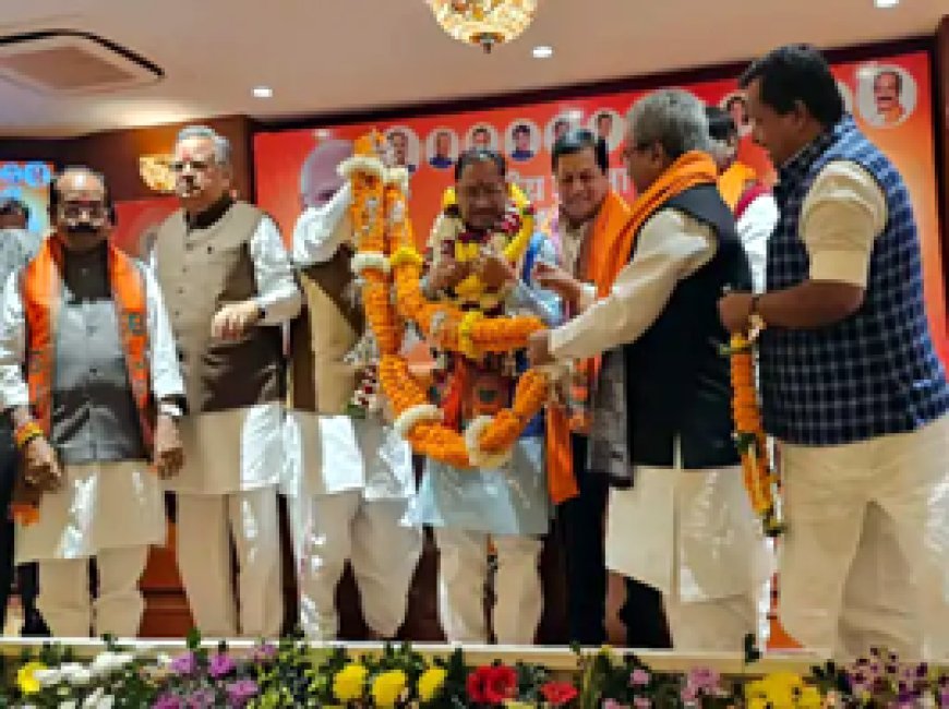 ब्रेकिंग न्यूज : विष्णुदेव साय छत्तीसगढ़ के नए मुख्यमंत्री:विधायक दल की बैठक में फैसला......