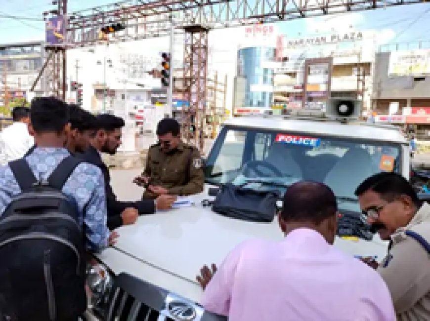 ट्रैफिक रूल तोड़ने पर मोबाइल पर पहुंचेगा ई-चालान