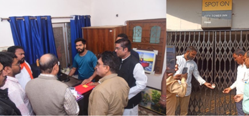 भिलाई में MLA रिकेश सेन के नेतृत्व में OYO से संचालित दो होटल को निगम ने किया सील…