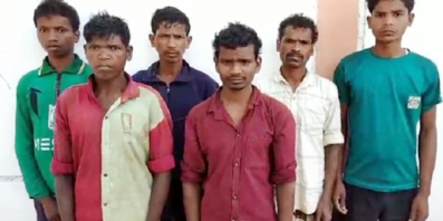 सुरक्षा बलों पर फायरिंग एवं आईईडी ब्लास्ट की घटना में संलिप्त 6 माओवादी गिरफ्तार..