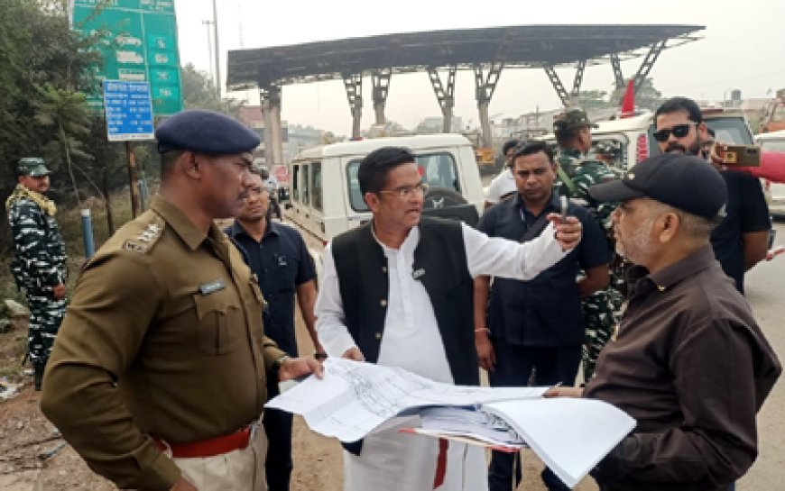 जल्द तोड़ दिया जाएगा अनुपयोगी कोसा नाला टोल प्लाजा, विधायक रिकेश ने अधिकारियों के साथ किया मौका निरीक्षण...