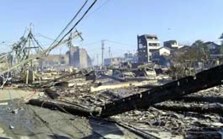 जापान में 155 भूकंप के झटके, 13 की मौत:जगह-जगह आग लगने से 100 इमरातें तबाह; इशिकावा में एक और भूकंप की चेतावनी जारी