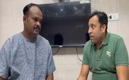 मारपीट के बाद स्पर्श अस्पताल के डॉक्टर का नया आरोप:कहा- मरीज का गलत बयान लेकर उन्हें किया जा रहा बदनाम