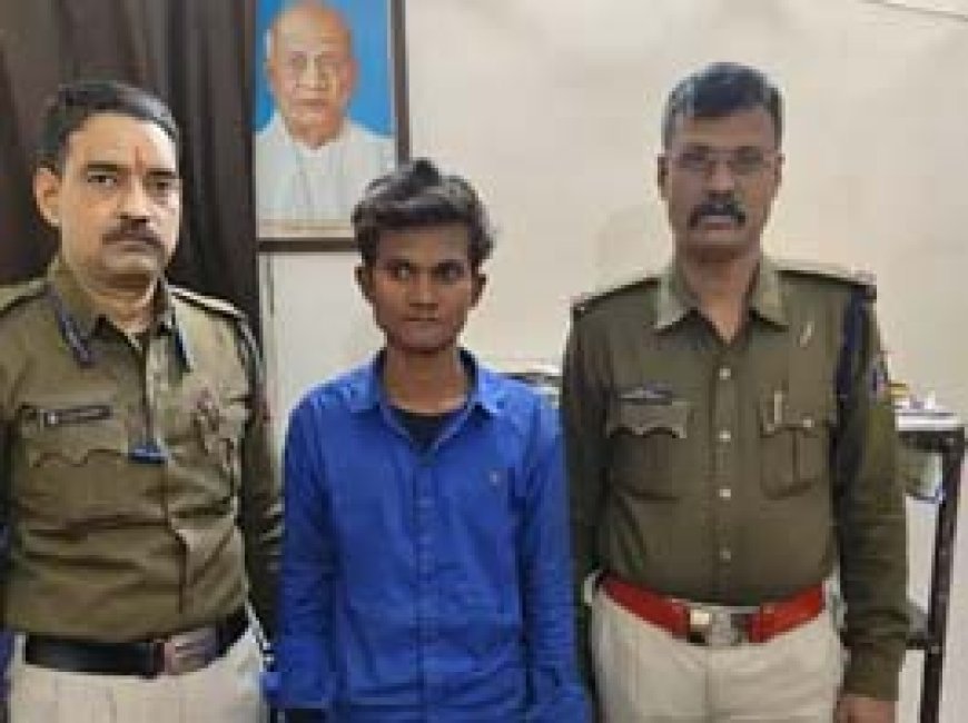 रायपुर में देशी कट्टे के साथ युवक गिरफ्तार:कमर में फंसाकर दिखा रहा था रोब, पुलिस ने घेरकर पकड़ा; आर्म्स एक्ट के तहत कार्रवाई