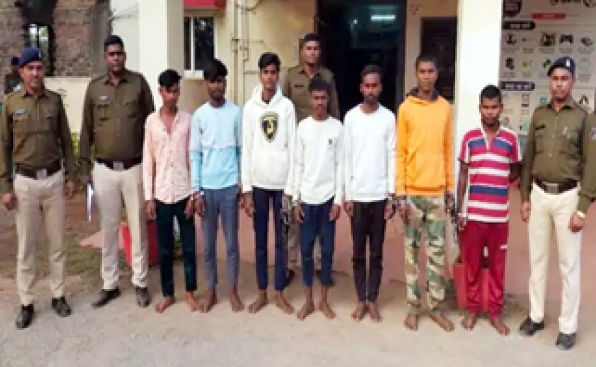 युवक को पीट-पीट कर अधमरा किया, इलाज केे दौरान हुई मौत, 9 लोगों को गिरफ्तार किया गया...