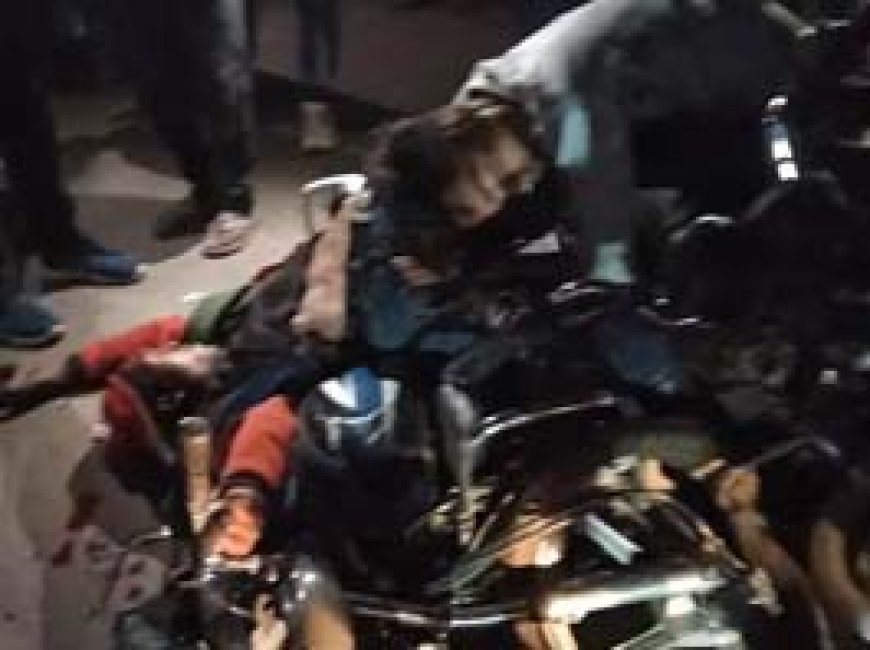 रायगढ़ में भीषण सड़क हादसा, 3 की मौत:2 बाइक की आमने-सामने हुई भिड़ंत; 5 साल की बच्ची ने भी तोड़ा दम