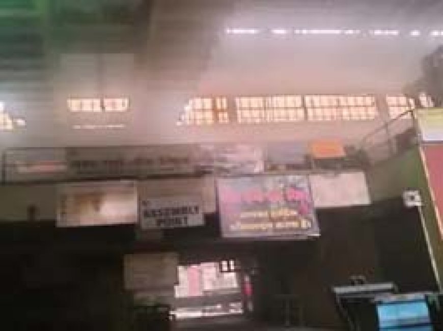 BREAKING-भिलाई स्टील प्लांट में भीषण आग:काफी दूर तक दिख रही लपटें, BRM में रोलिंग का कार्य किया गया बंद