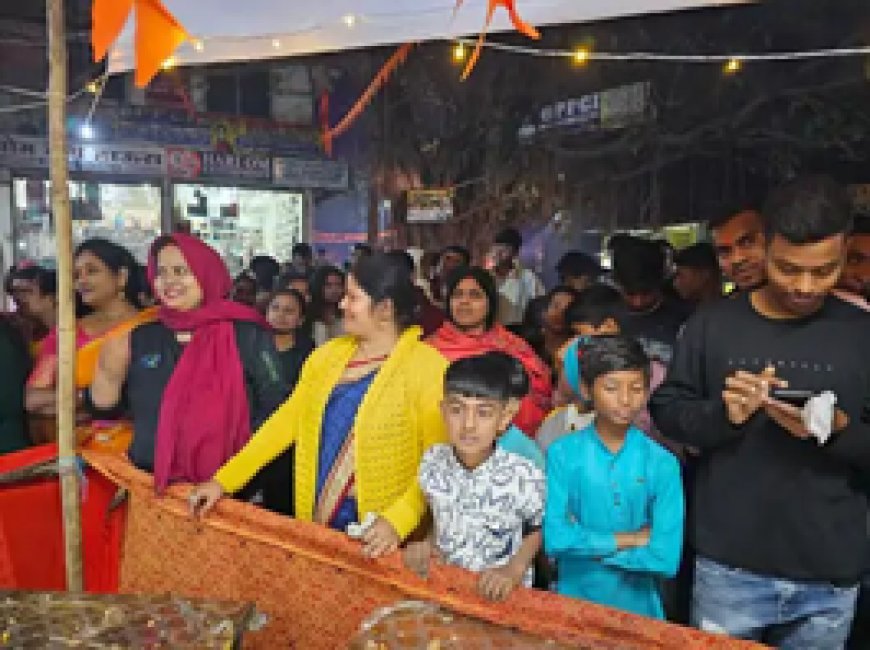 गुपचुप के चटखारों के साथ लोगों ने बोला जय श्रीराम:रामलला की प्राण प्रतिष्ठा पर 5 हजार से अधिक लोगों को खिलाए फ्री गोलगप्पे