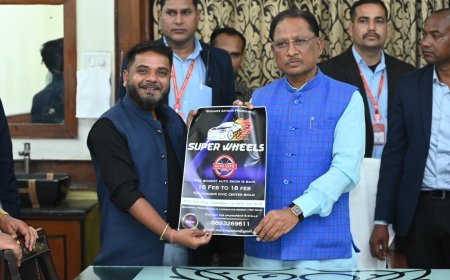 मुख्यमंत्री जी ने किया ऑटो एक्सपो कार्यक्रम का किया पोस्टर विमोचन