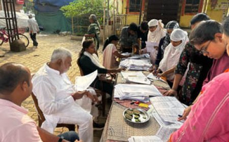 छत्तीसगढ़ सरकार द्वारा आरंभ की गई महतारी वंदन योजना के लाभ के लिए बड़ी संख्या में आवेदन भरने का सिलसिला जारी