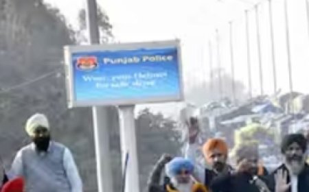 दिखने लगा भारत बंद का असर, पंजाब में रोकी रेल, नोएडा में धारा 144 लागू