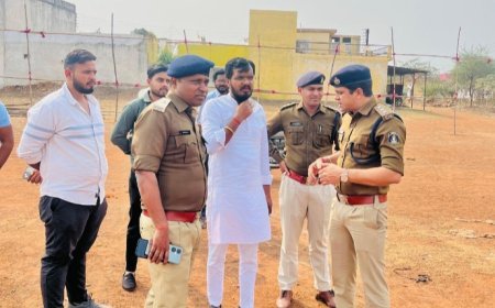 विशाल हिंदू राष्ट्र धर्म सभा का आयोजन 2 मार्च को जामुल में: SDM, ASP, CSP और DSP ट्रैफिक ने तैयारियों का लिया जायजा