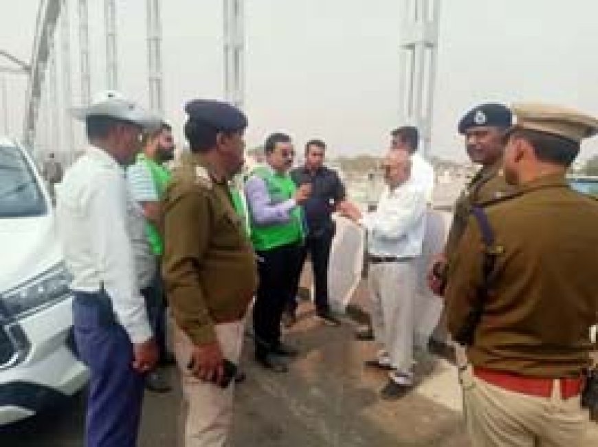 सुप्रीम कोर्ट के रिटायर्ड जस्टिस ने देखी ब्रिज की गुणवत्ता:डबरा फ्लाई ओवर ब्रिज का लिया जायजा....