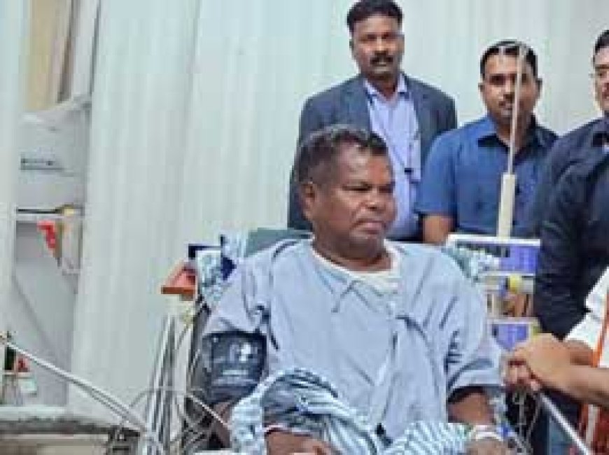 पूर्व मंत्री कवासी लखमा को हार्ट अटैक:तबीयत बिगड़ने के बाद रायपुर के MMI अस्पताल में भर्ती कराया गया; डिप्टी सीएम ने जाना हाल