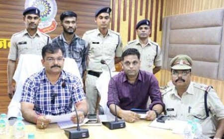 पुत्र ही निकला पिता का हत्यारा.....हत्या का आरोपी पुत्र 14 घंटे में गिरफ्तार....मोहारा पुलिस एवं साइबर सेल की संयुक्त कार्यवाही