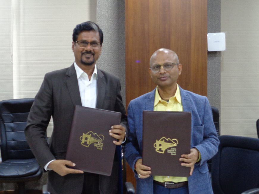 छत्तीसगढ़ स्वामी विवेकानंद तकनीकी विश्वविद्यालय भिलाई एवं आई आई टी मंडी हिमाचल प्रदेश के मध्य शैक्षणिक अनुबंध