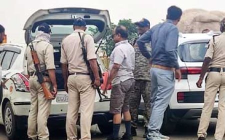 आचार संहिता के मद्देनजर सघन वाहन चेकिंग जारी 