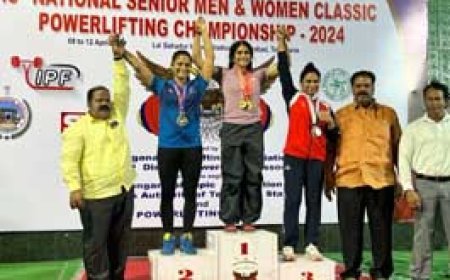 सीनियर राष्ट्रीय क्लासिक पॉवर लिफ़्टिंग स्पर्धा में छत्तीसगढ़ के खिलाड़ियों ने जीते दो स्वर्ण पदक