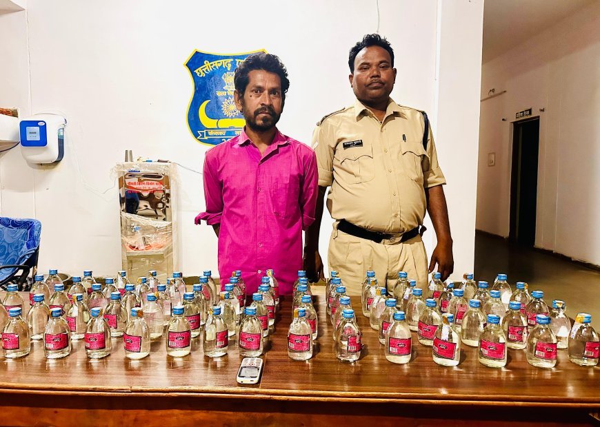 *भारी मात्रा में अवैध शराब को घुमका पुलिस ने किया बरामद*