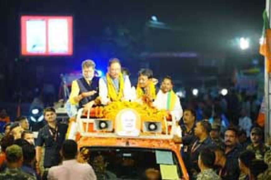 सीएम का रोड शो : उमड़ा जनसैलाब, प्रधानमंत्री नरेंद्र मोदी के प्रति सबका विश्वास बढ़ा : मुख्यमंत्री विष्णुदेव साय