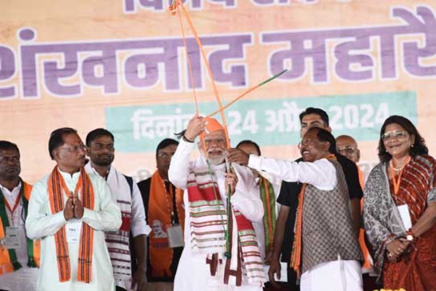जब हम विकसित भारत की बात करते हैं तो कांग्रेस और दुनिया में बैठी कुछ ताकतों का माथा गरम हो जाता है: प्रधानमंत्री नरेन्द्र मोदी