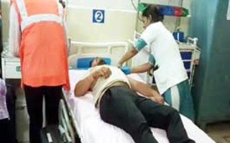 बस ने ट्रेलर को मारी टक्कर, 15 घायल:अंबिकापुर से रायपुर जाते वक्त हादसा, लगा रहा जाम.....