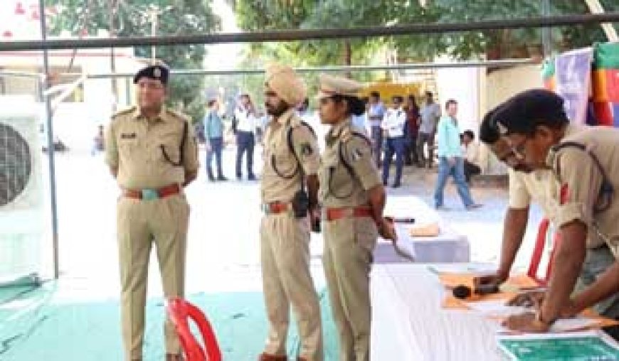 शांतिपूर्ण मतदान प्रक्रिया संपन्न कराने हेतु 07 राजपत्रित पुलिस अधिकारियो क़े नेतृत्व मे 2200 से अधिक की संख्या मे सुरक्षा बल जिले मे रहेगा तैनात