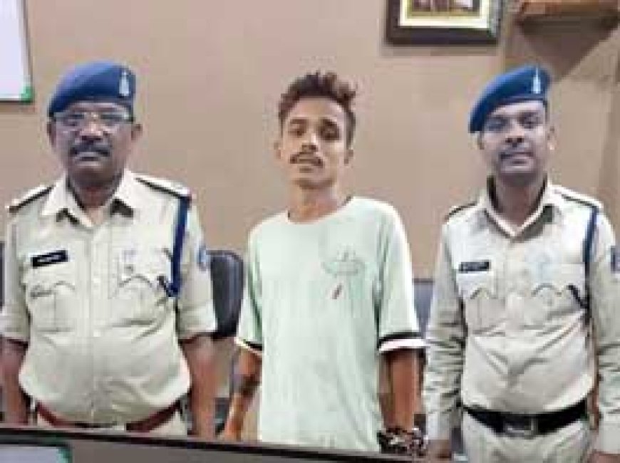 दिनदहाड़े चोरी करने वाला चोर गिरफ्तार:पति गया था ड्यूटी करने पत्नी गई मायके.....लौटने पर गायब मिले आलमारी से गहने-जेवर...