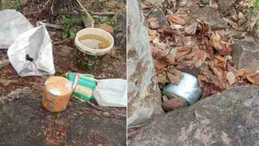 पुलिस ने नक्सलियों के मंसूबे पर फेरा पानी : सर्चिंग के दौरान तीन आईईडी बम को किया डिफ्यूज