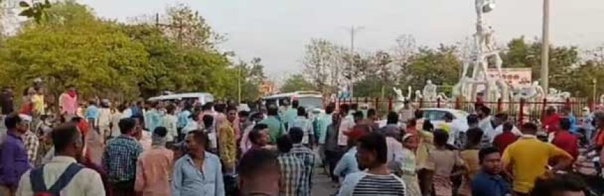 भिलाई में  10वीं की छात्रा को ट्रक ने रौंदा, मौके पर मौत..... चक्काजाम
