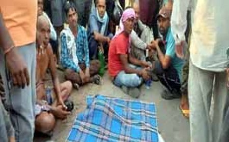 ट्रेलर ने मारी टक्कर, युवक का सिर-धड़ से अलग......कटकर 20 फीट दूर गिरा....