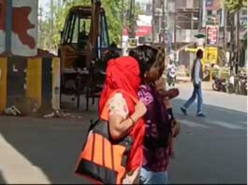 दुर्ग में गर्मी ने तोड़ा 10 सालों का रिकॉर्ड:पहली बार पारा पहुंचा 46 के पार, आंगनबाड़ी के समय में बदलाव