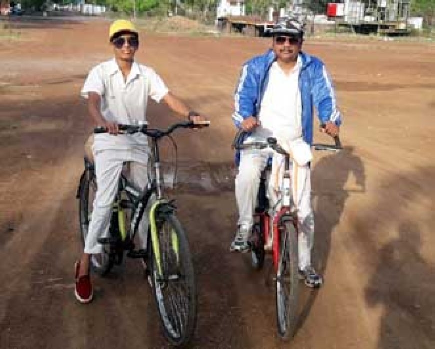 रोजाना आधा घंटा साइकिल चलाइये और कई प्रकार की बीमारियों से बचिये : स्पोर्ट्समैन प्रशांत कुमार् क्षीरसागर