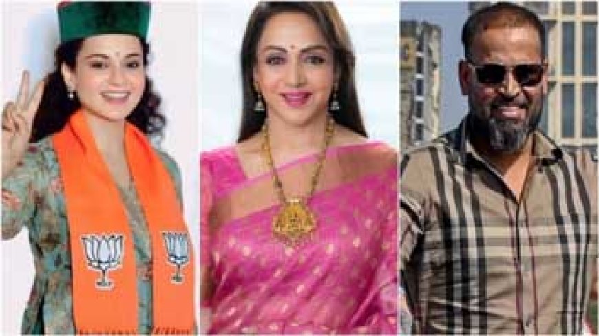 लोकसभा चुनाव में 15 में से 11 सेलिब्रिटी जीते:हेमा मालिनी सबसे ज्यादा मार्जिन से जीतीं; कंगना, अरुण गोविल जीते; राज बब्बर, निरहुआ, पवन सिंह हारे