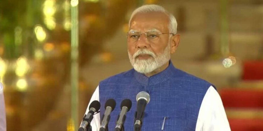नरेंद्र मोदी लगातार तीसरी बार बने भारत के प्रधानमंत्री, राष्ट्रपति द्रोपदी मुर्मू ने दिलाई पद और गोपनीयता की शपथ
