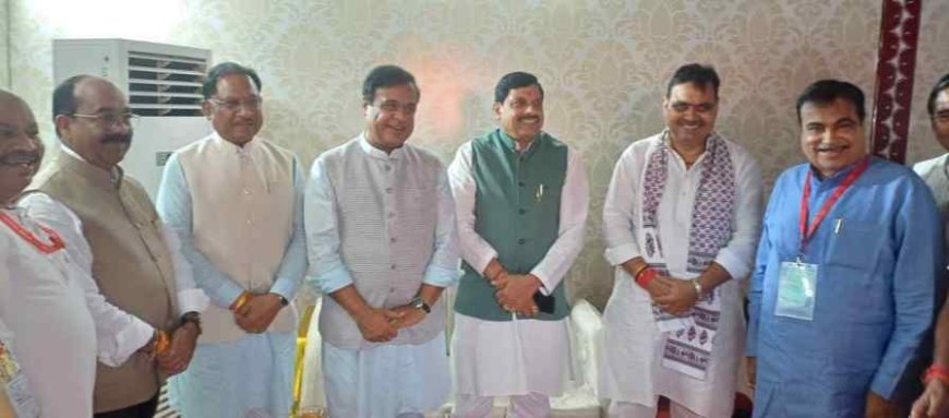 ओडिशा की नई सरकार के शपथ ग्रहण समारोह में शामिल हुए मुख्यमंत्री विष्णु देव साय : केन्द्रीय मंत्री नितिन गडकरी से की मुलाकात