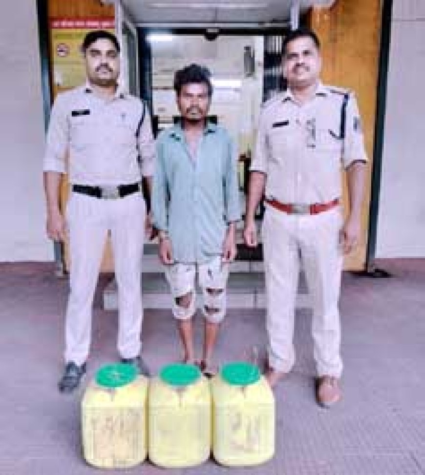 अवैध शराब कार्यवाही पर कोरबा पुलिस ने चलाया तीन दिन का अभियान