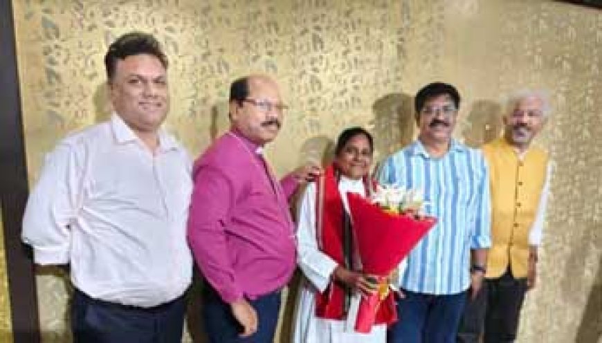 छत्तीसगढ़ डायसिस की नई बिशप सुषमा कुमार चुनी गई ....प्रदेश को पहली बार मिली महिला बिशप...