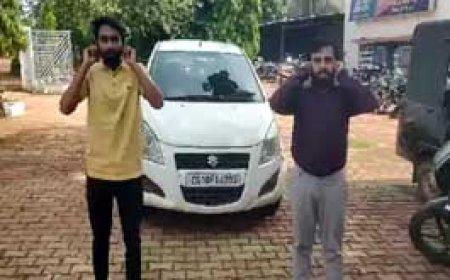 नशे की हालत में कार में स्टंटबाजी....पुलिस ने मंगवाई माफी... गाड़ी जब्त....भेजा गया जेल.....