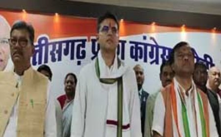 छत्तीसगढ़ में पहली बार प्रदर्शन करेंगे सचिन पायलट.......कांग्रेस के विधानसभा घेराव में शामिल होंगे प्रदेश प्रभारी