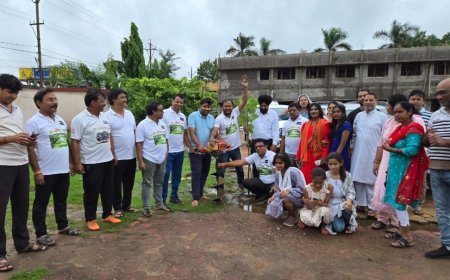 आर्टकॉम ने आज दो स्थानों पर किया पौधों का रोपण