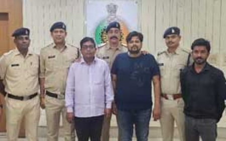 रायपुर के रिटायर्ड सिविल सर्जन से 74.49 लाख की ठगी.....शेयर ट्रेडिंग के नाम पर फ्रॉड, 2 आरोपी भिलाई से गिरफ्तार