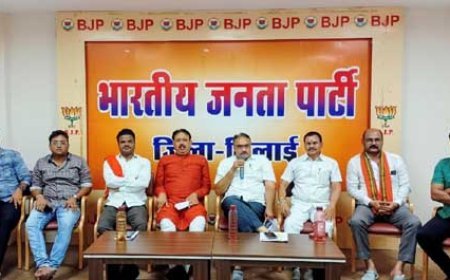 तिरंगा यात्रा, हर घर तिरंगा को लेकर भाजयुमो भिलाई की बैठक संपन्न