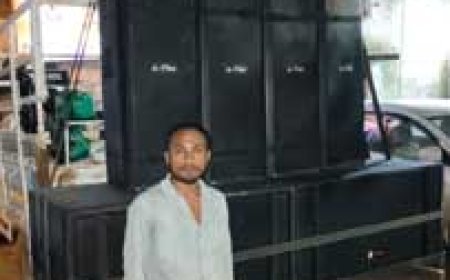 डी0जे0 संचालक के खिलाफ थाना सिटी कोतवाली राजनांदगाॅव की कार्यवाही