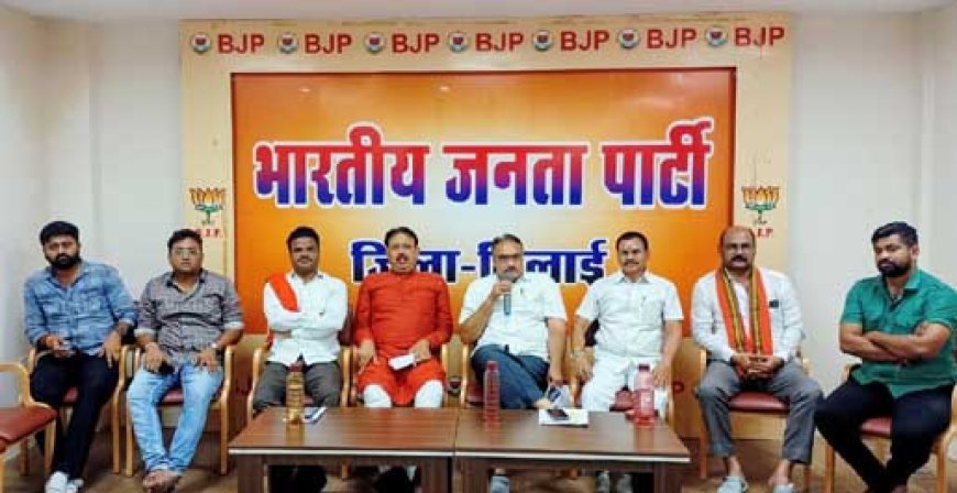 तिरंगा यात्रा, हर घर तिरंगा को लेकर भाजयुमो भिलाई की बैठक संपन्न